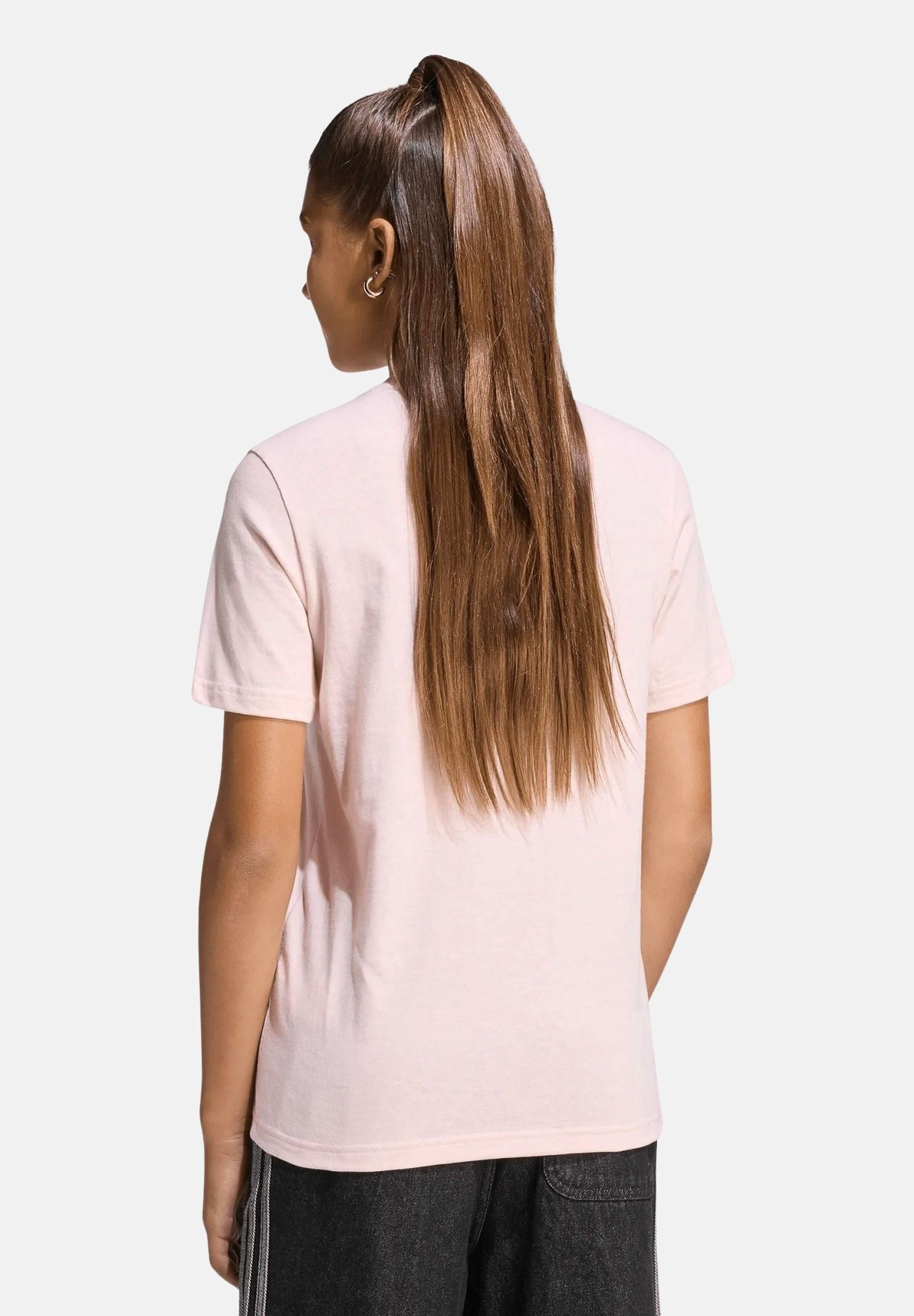 ADIDAS ORIGINALS T-shirt Trefoil rosa pink per bambina KE3746 . ADIDAS ORIGINALS 
