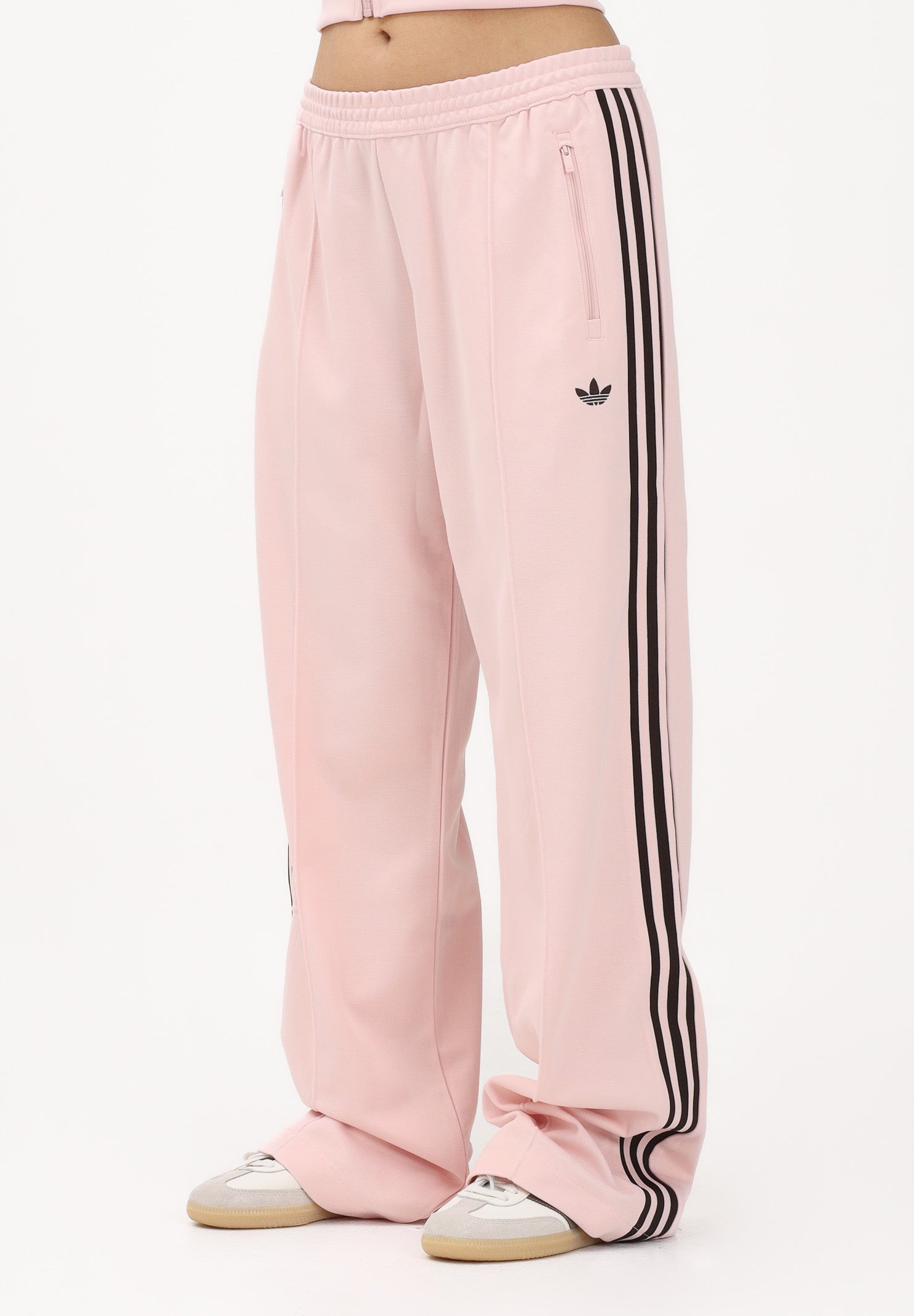 ADIDAS ORIGINALS Pantalone sportivo Adicolor rosa e marrone da donna KE3896 . ADIDAS ORIGINALS 