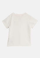 ADIDAS ORIGINALS Completino Wide Rib con T-shirt e short a coste larghe bianco nero da neonato KE4984 . ADIDAS ORIGINALS 