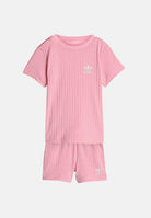 ADIDAS ORIGINALS Completino Regular Wide Rib rosa da neonato KE4985 . ADIDAS ORIGINALS 