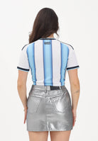 ADIDAS ORIGINALS T-shirt a manica corta Argentina 26 Home bianca e azzurra da donna KE5982 . ADIDAS ORIGINALS 