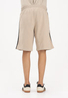 ADIDAS ORIGINALS Shorts 3-STRIPES beige e nero da uomo KE6681 . ADIDAS ORIGINALS 