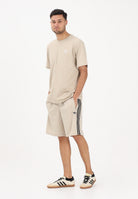 ADIDAS ORIGINALS Shorts sportivo FIREBIRD beige e nero da uomo KE6837 . ADIDAS ORIGINALS 
