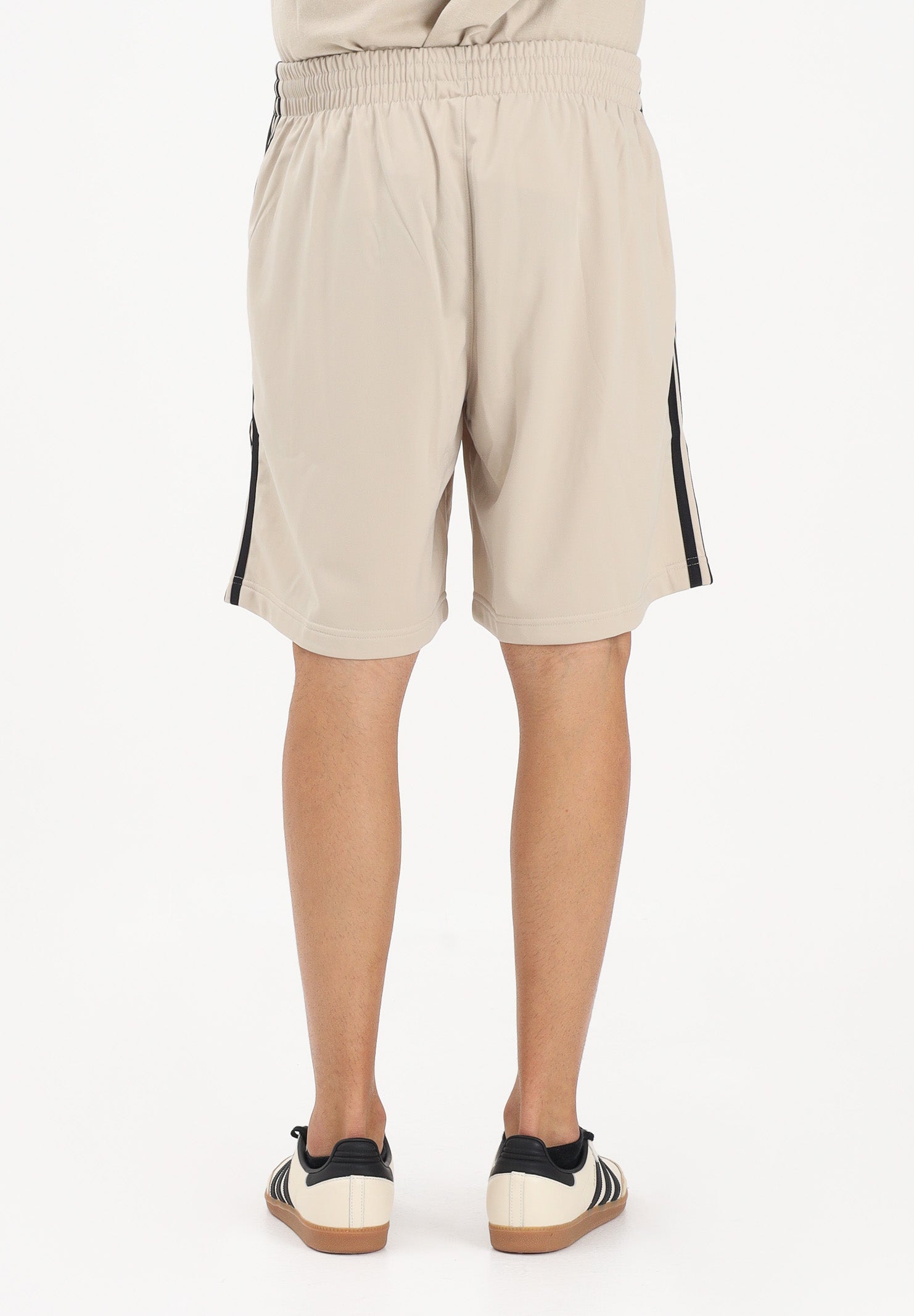 ADIDAS ORIGINALS Shorts sportivo FIREBIRD beige e nero da uomo KE6837 . ADIDAS ORIGINALS 