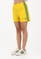 ADIDAS ORIGINALS Shorts sportivo FIREBIRD CLASSIC giallo da donna KE9358 . ADIDAS ORIGINALS 