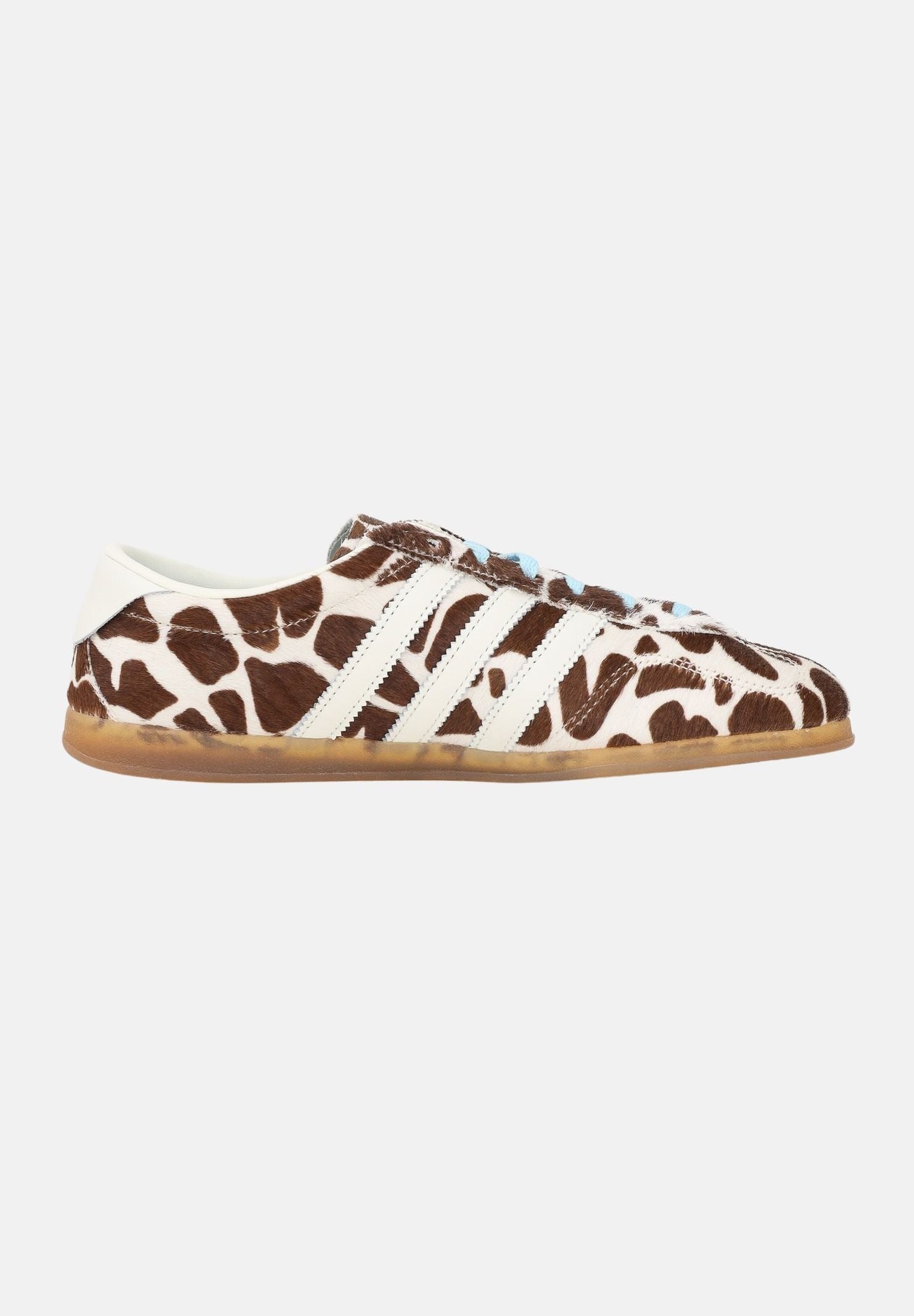 ADIDAS ORIGINALS Sneakers GAZELLE LO PRO panna e marrone per uomo e donna con fantasia giraffa KH9013 . ADIDAS ORIGINALS 