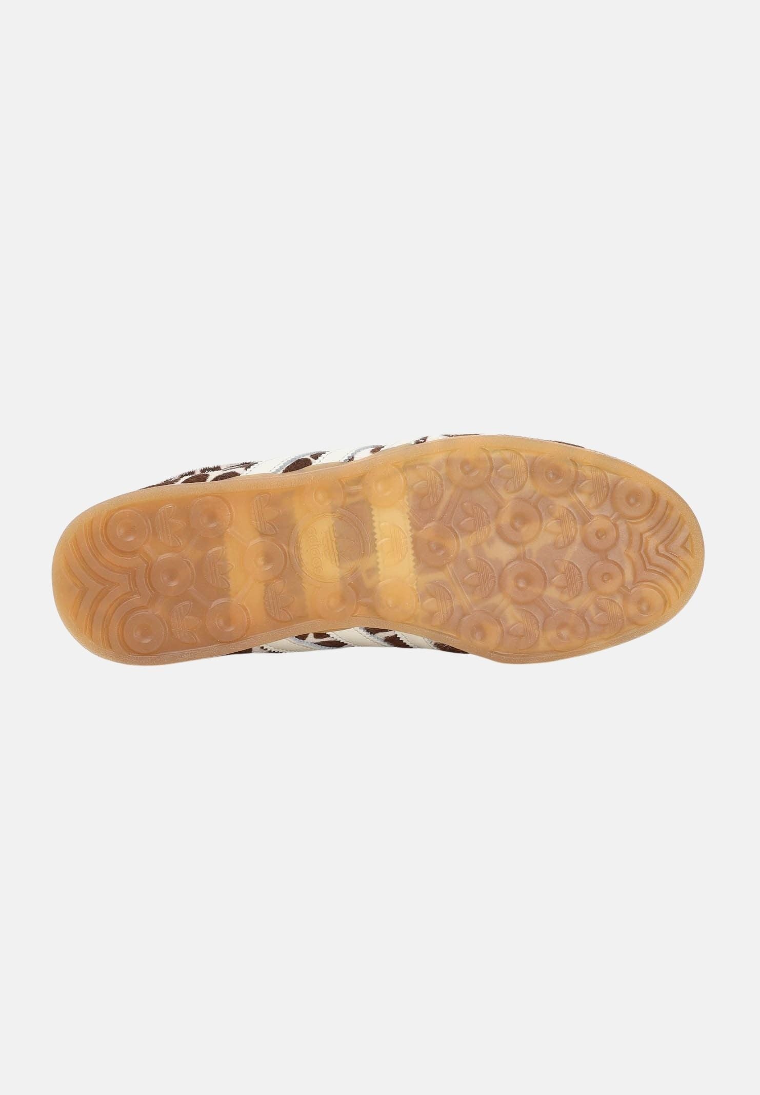 ADIDAS ORIGINALS Sneakers GAZELLE LO PRO panna e marrone per uomo e donna con fantasia giraffa KH9013 . ADIDAS ORIGINALS 