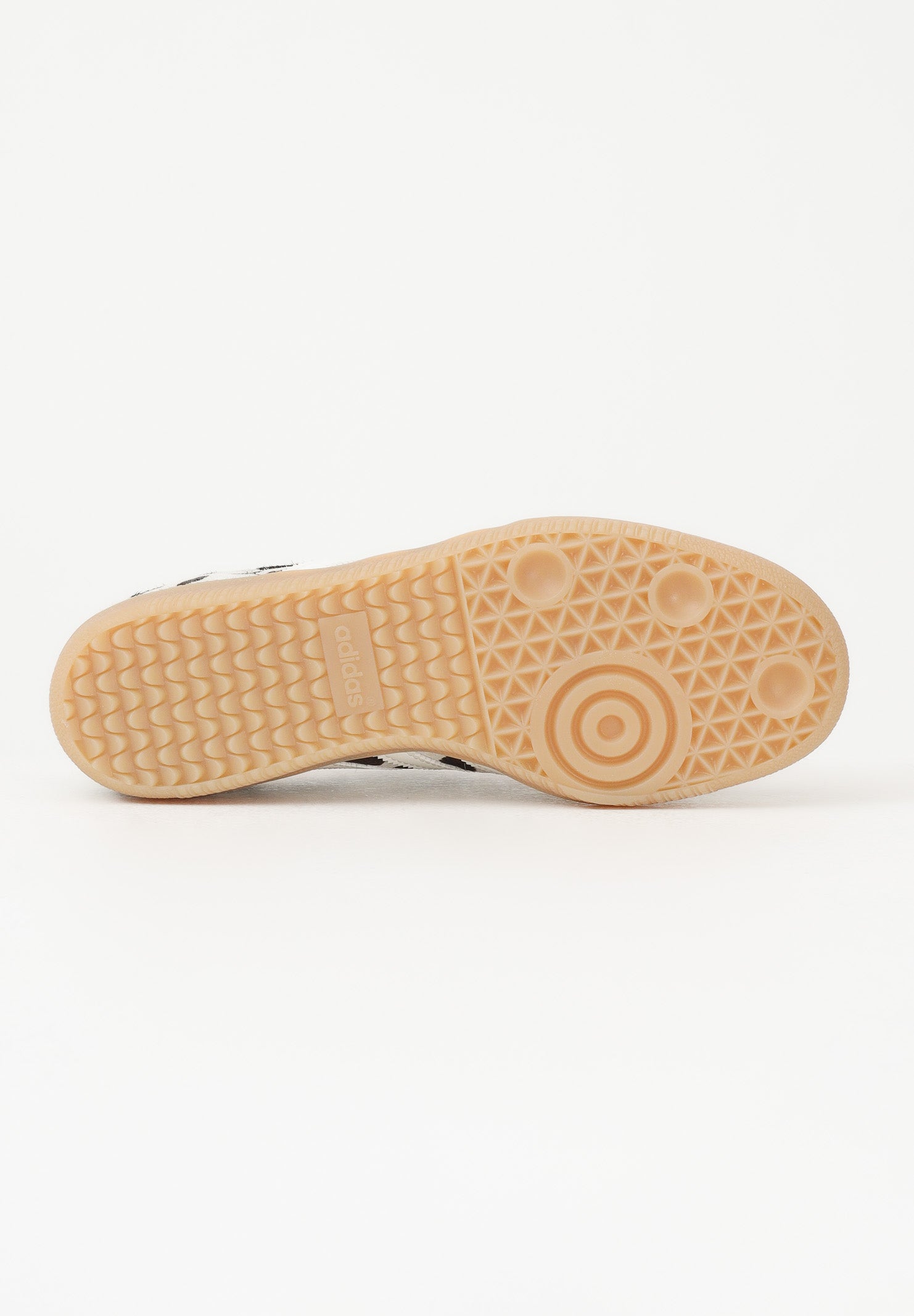 ADIDAS ORIGINALS Sneakers SAMBA OG panna per uomo e donna con fantasia muccata KI6956 . ADIDAS ORIGINALS 