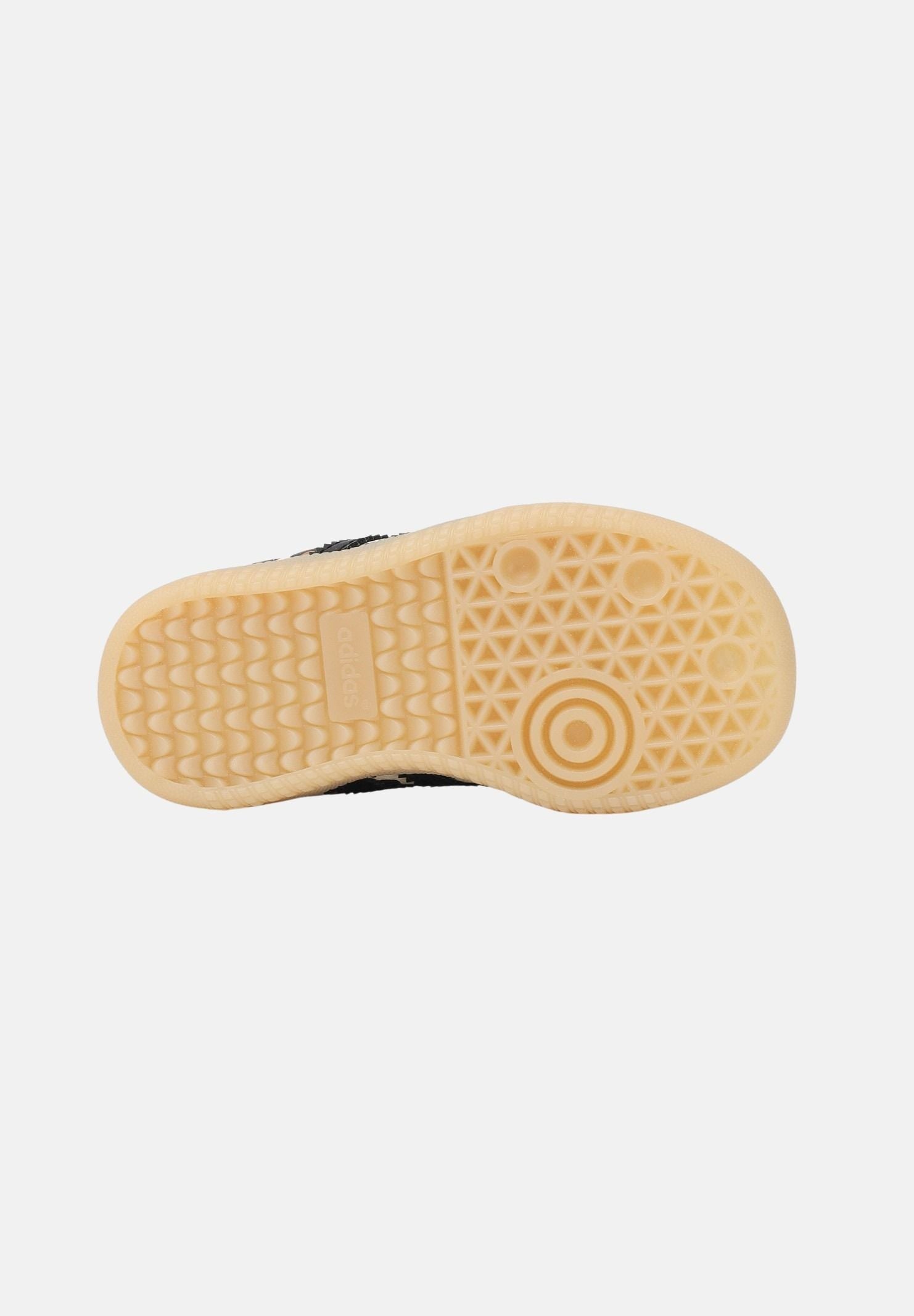 ADIDAS ORIGINALS Sneakers Samba OG panna da neonato con stampa leo KJ0232 . ADIDAS ORIGINALS 