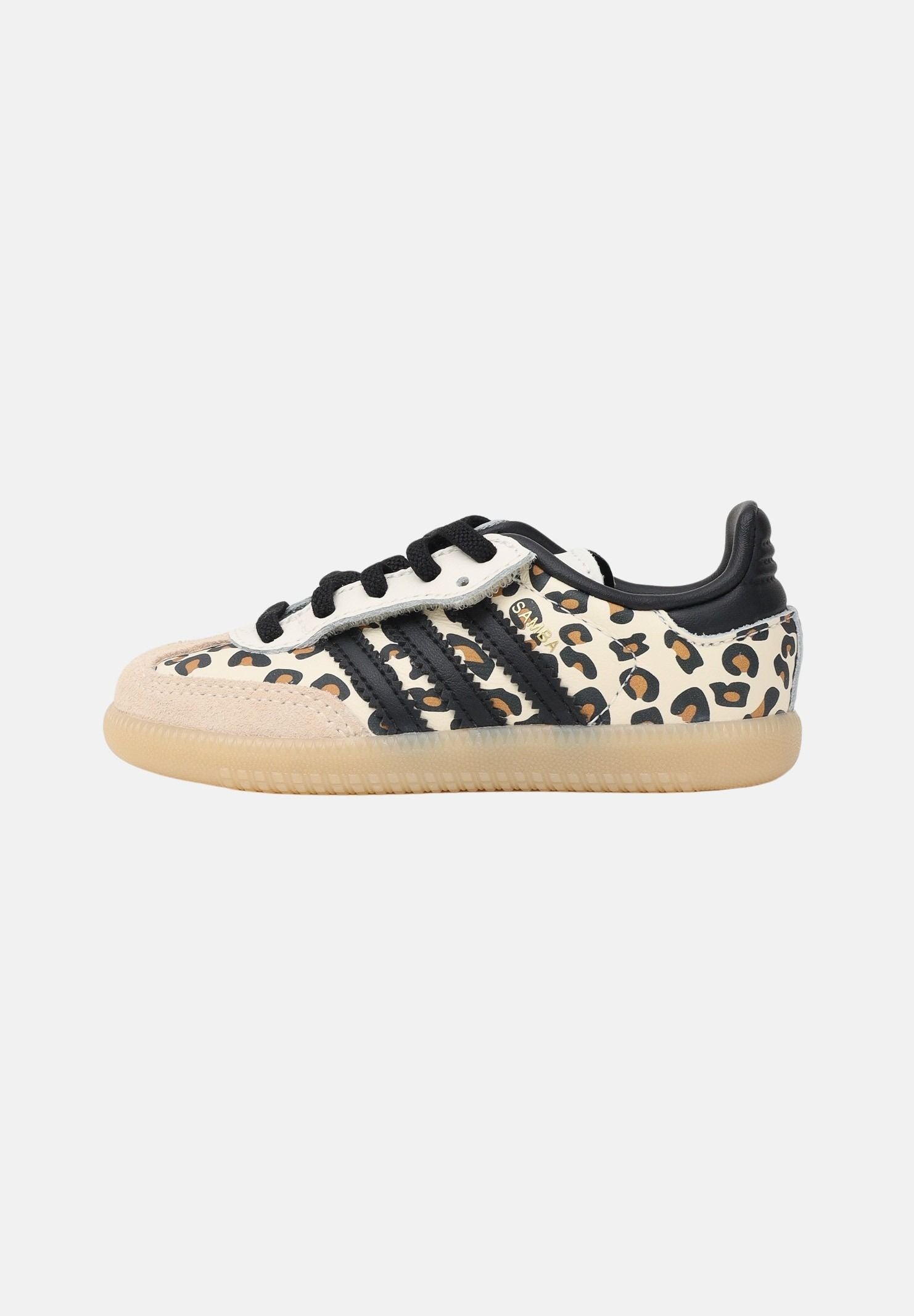 ADIDAS ORIGINALS Sneakers Samba OG panna da neonato con stampa leo KJ0232 . ADIDAS ORIGINALS 