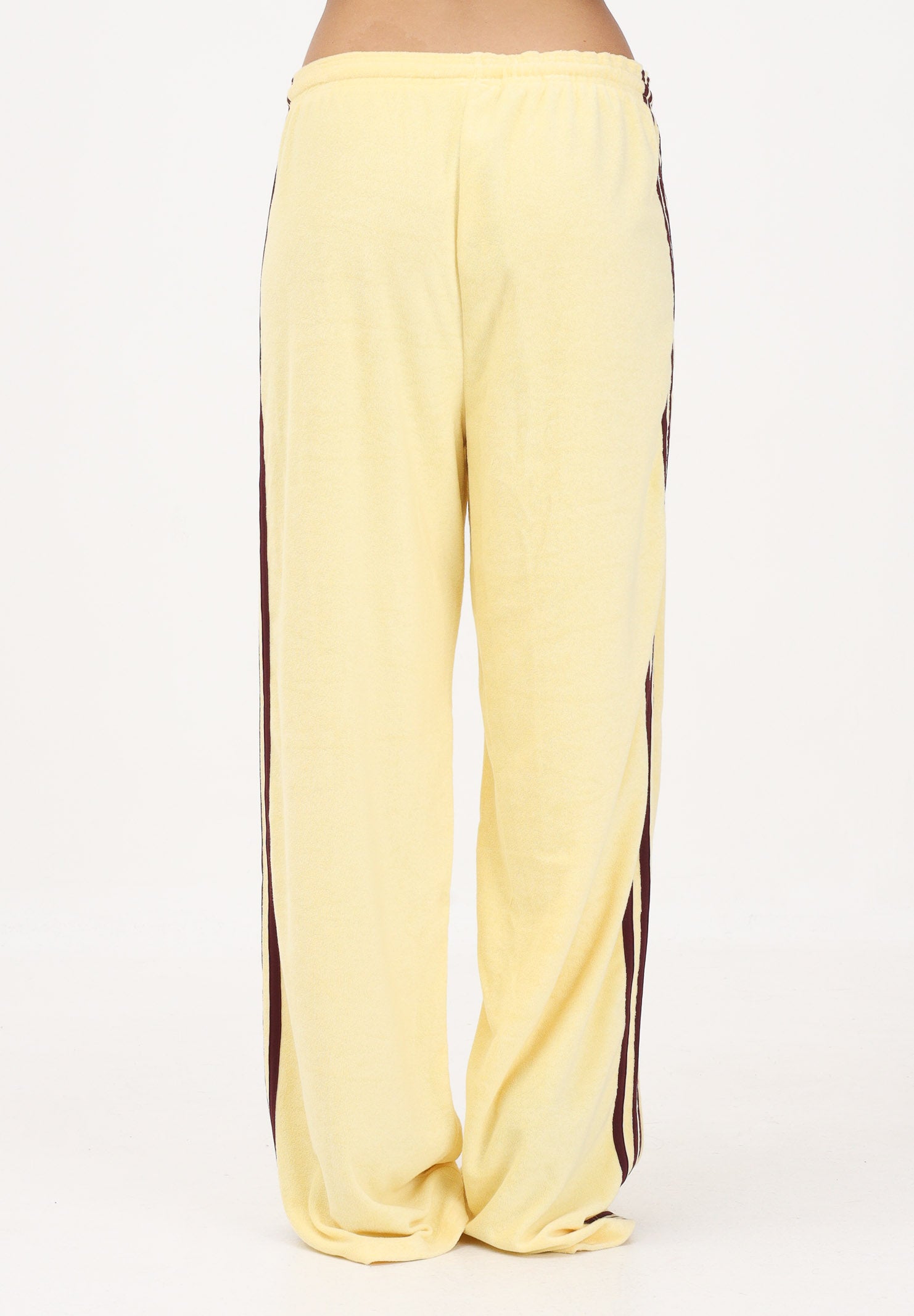 ADIDAS ORIGINALS Pantalone sportivo TERRY TOWEL FIREBIRD giallo da donna KQ6662 . ADIDAS ORIGINALS 