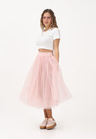 ADIDAS ORIGINALS Gonna midi in tulle rosa da donna KS6562 . ADIDAS ORIGINALS 