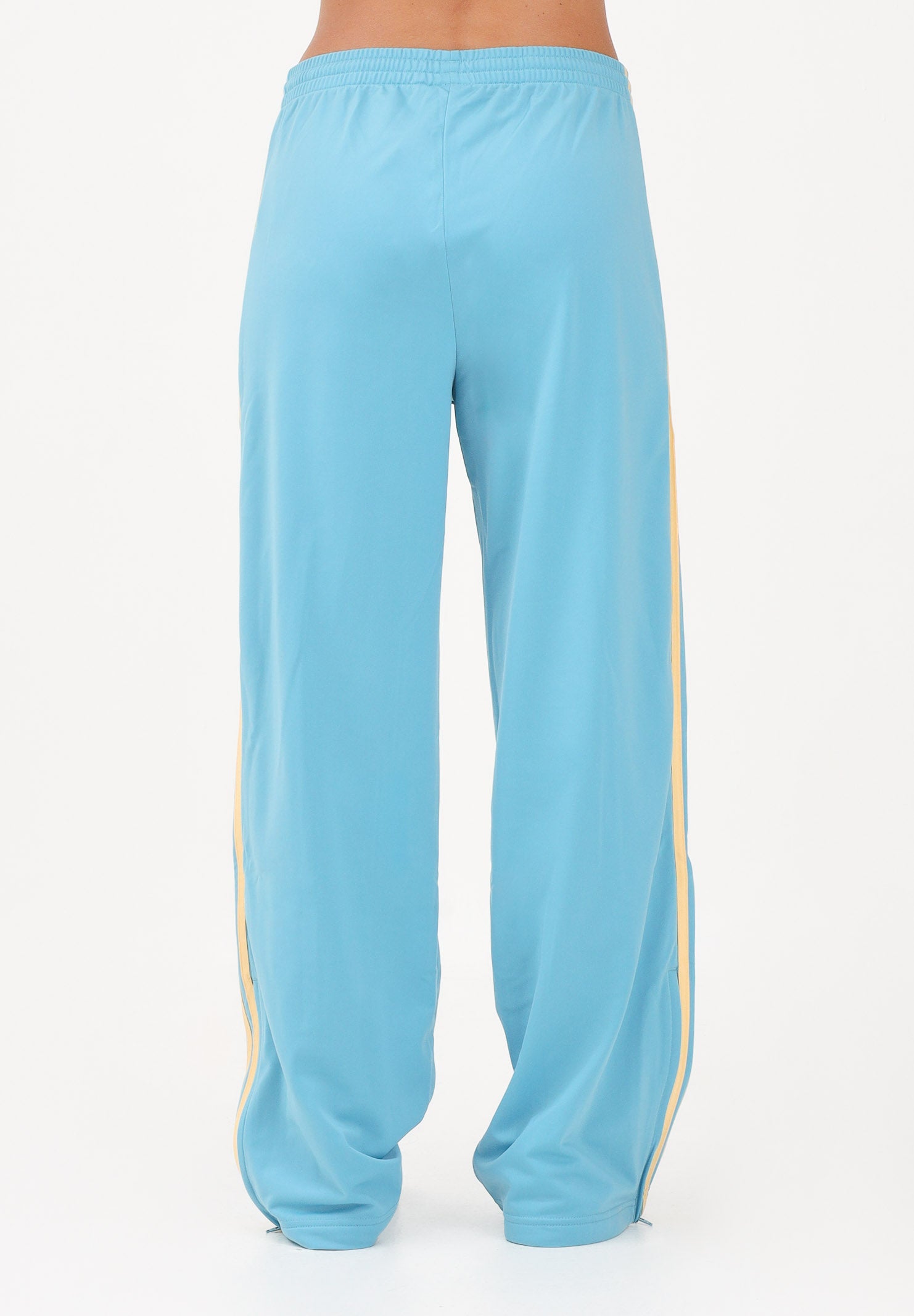 ADIDAS ORIGINALS Pantalone sportivo FIREBIRD azzurro e giallo da donna KT4628 . ADIDAS ORIGINALS 