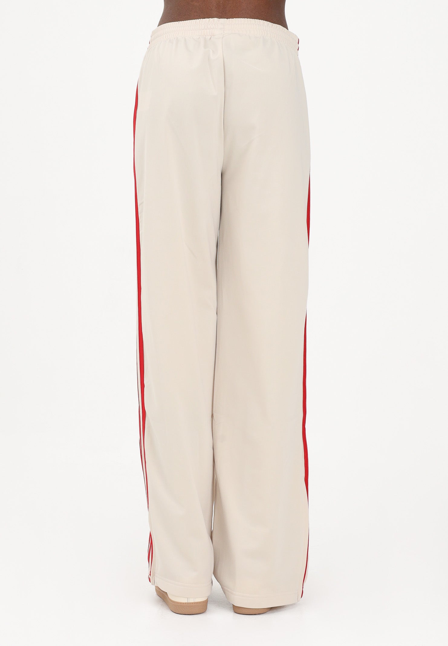 ADIDAS ORIGINALS Pantalone sportivo Firebird beige e rosso da donna KT4629 . ADIDAS ORIGINALS 