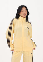 ADIDAS ORIGINALS Felpa con zip FB TT Loose gialla da donna KU8124 . ADIDAS ORIGINALS 
