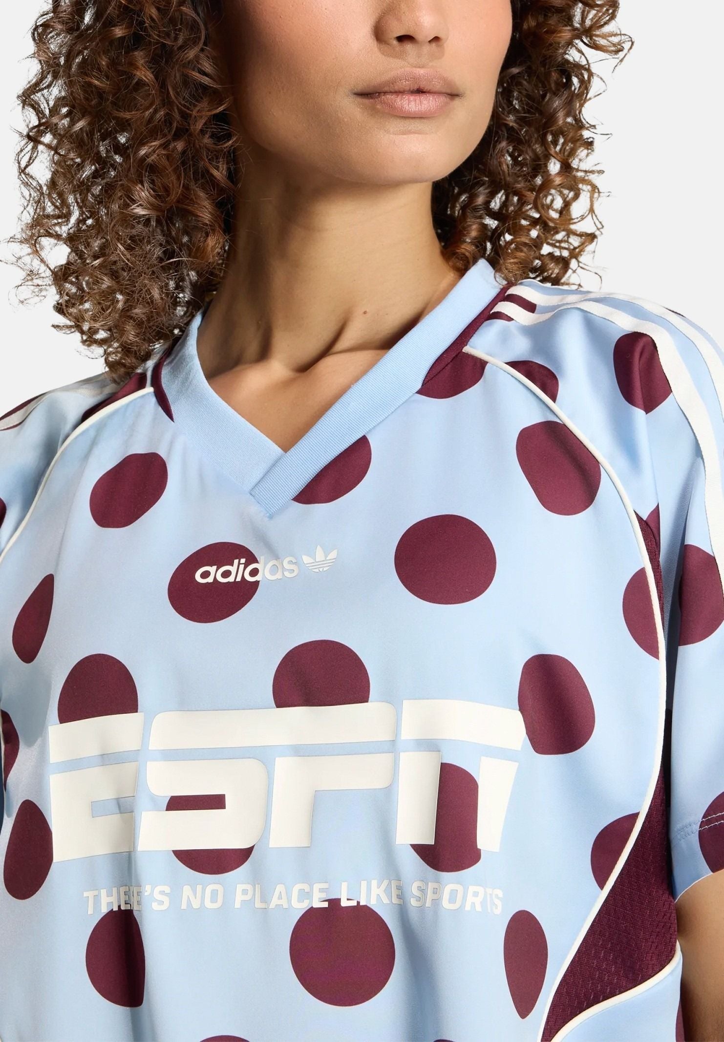 ADIDAS ORIGINALS  maglia Street Jersey SS Clear Sky azzurro chiaro donna. KV1188 . ADIDAS ORIGINALS 
