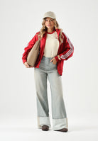 ADIDAS ORIGINALS  Jeans VINTAGE WIDE LEG denimf azzurro chiaro da donna <BR/> KW4517 . ADIDAS ORIGINALS 