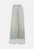 ADIDAS ORIGINALS  Jeans VINTAGE WIDE LEG denimf azzurro chiaro da donna <BR/> KW4517 . ADIDAS ORIGINALS 
