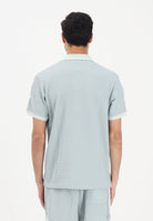 ADIDAS ORIGINALS Polo a manica corta WAFFLE KNIT salvia da uomo KX1231 . ADIDAS ORIGINALS 