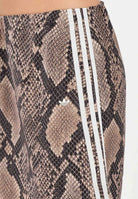 ADIDAS ORIGINALS Gonna midi SNAKE PRINT SATIN beige da donna KX1894 . ADIDAS ORIGINALS 