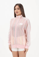 ADIDAS ORIGINALS Felpa con zip SUMMER GLOW KNITTED FIREBIRD rosa da donna KY2031 . ADIDAS ORIGINALS 