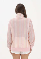 ADIDAS ORIGINALS Felpa con zip SUMMER GLOW KNITTED FIREBIRD rosa da donna KY2031 . ADIDAS ORIGINALS 