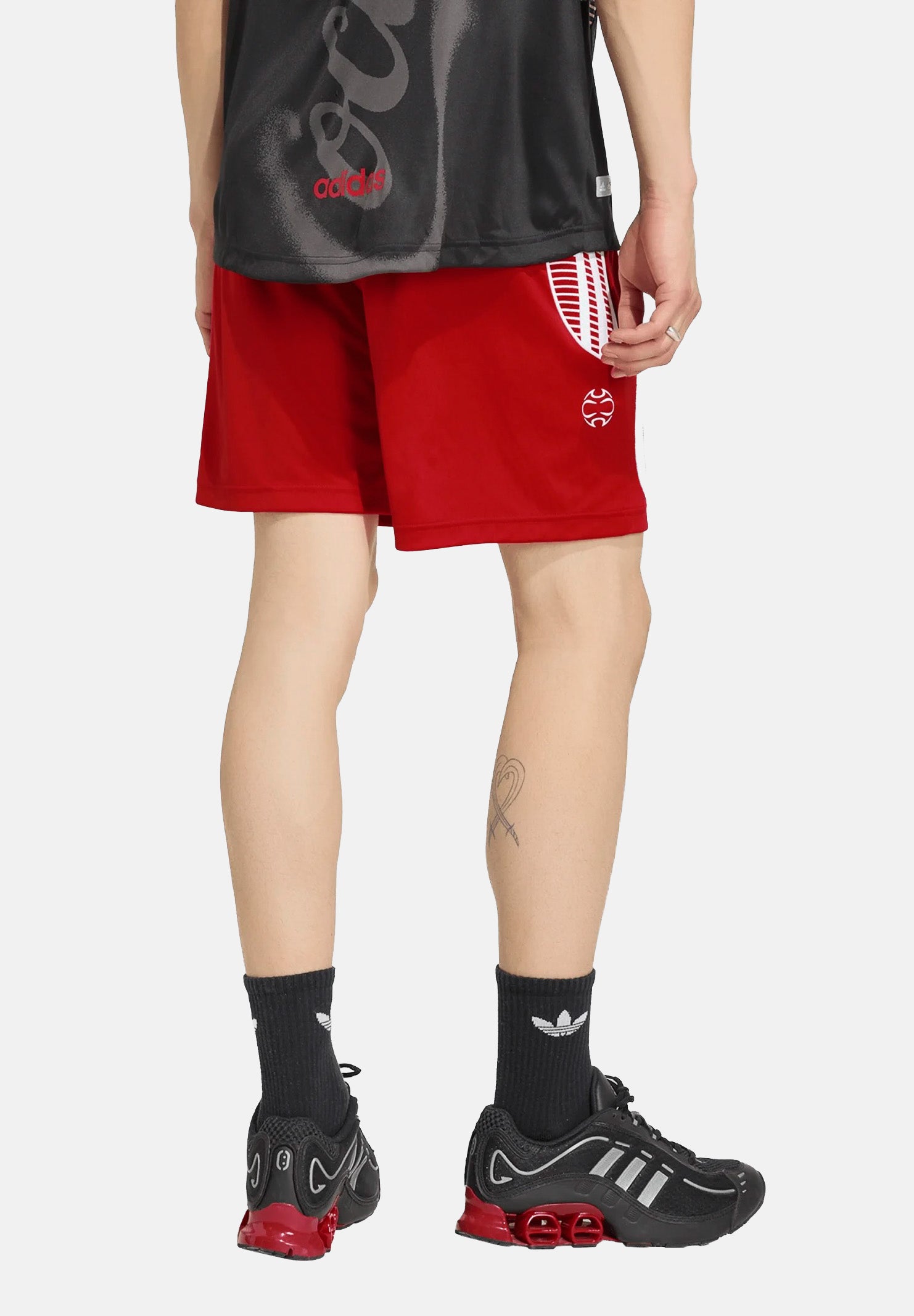ADIDAS ORIGINALS shorts sportivi Coca-Cola White / Vivid Red bianco e rosso da  uomo e da donna KY2102 . ADIDAS ORIGINALS 