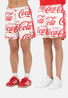 ADIDAS ORIGINALS shorts sportiv iCoca-Cola White bianco e rosso da uomo e donna KY2113 . ADIDAS ORIGINALS 