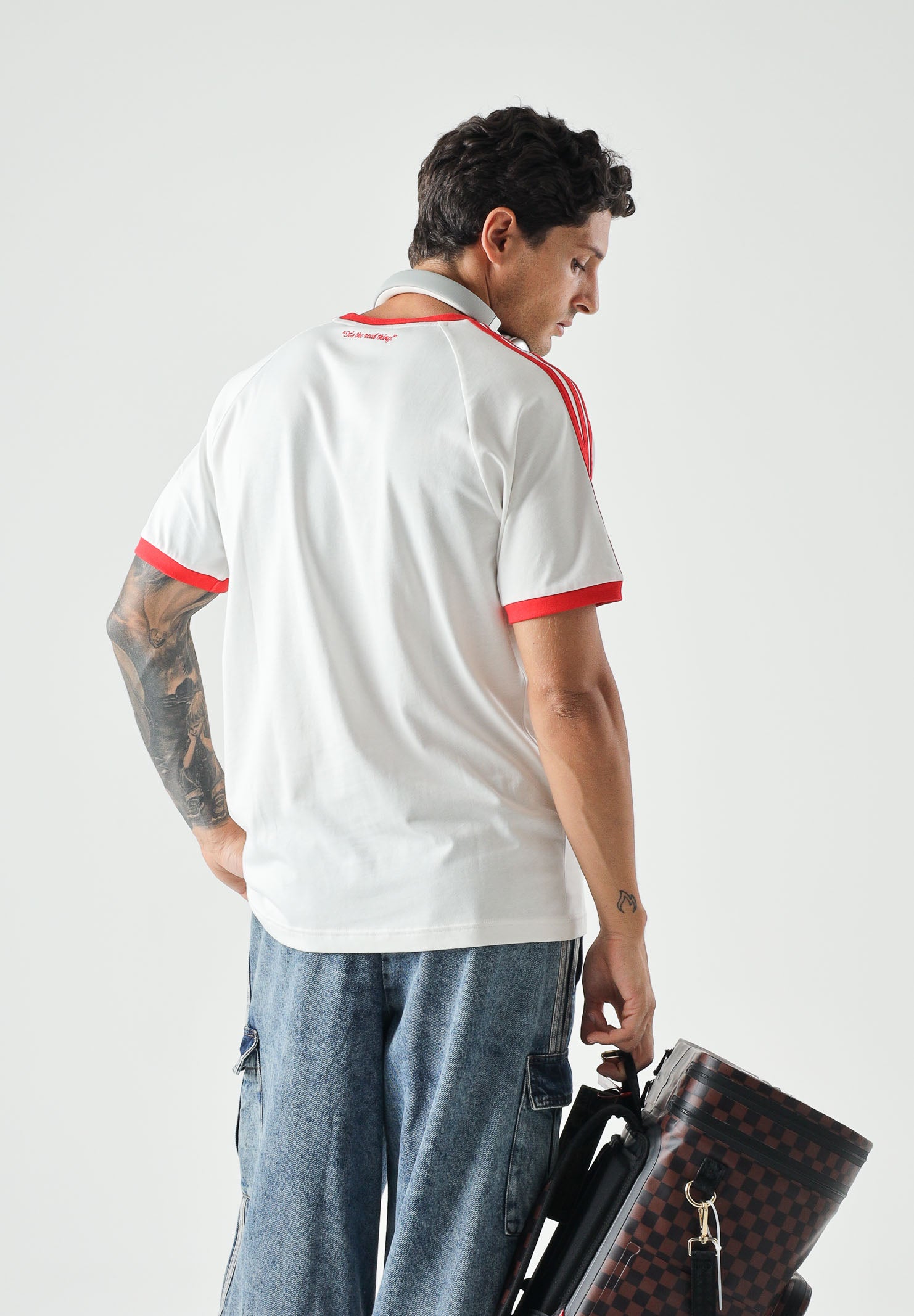 ADIDAS ORIGINALS T-shirt  Coca-Cola Classic Sport Cali  Off White bianco e rosso da uomo e donna KY2114 . ADIDAS ORIGINALS 