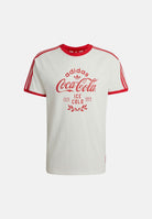ADIDAS ORIGINALS T-shirt  Coca-Cola Classic Sport Cali  Off White bianco e rosso da uomo KY2114 . ADIDAS ORIGINALS 