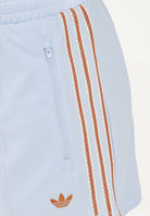 ADIDAS ORIGINALS Shorts sportivo SUMMER GLOW celeste da donna KY3166 . ADIDAS ORIGINALS 