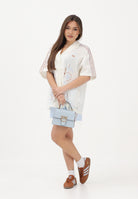 ADIDAS ORIGINALS Shorts sportivo SUMMER GLOW celeste da donna KY3166 . ADIDAS ORIGINALS 