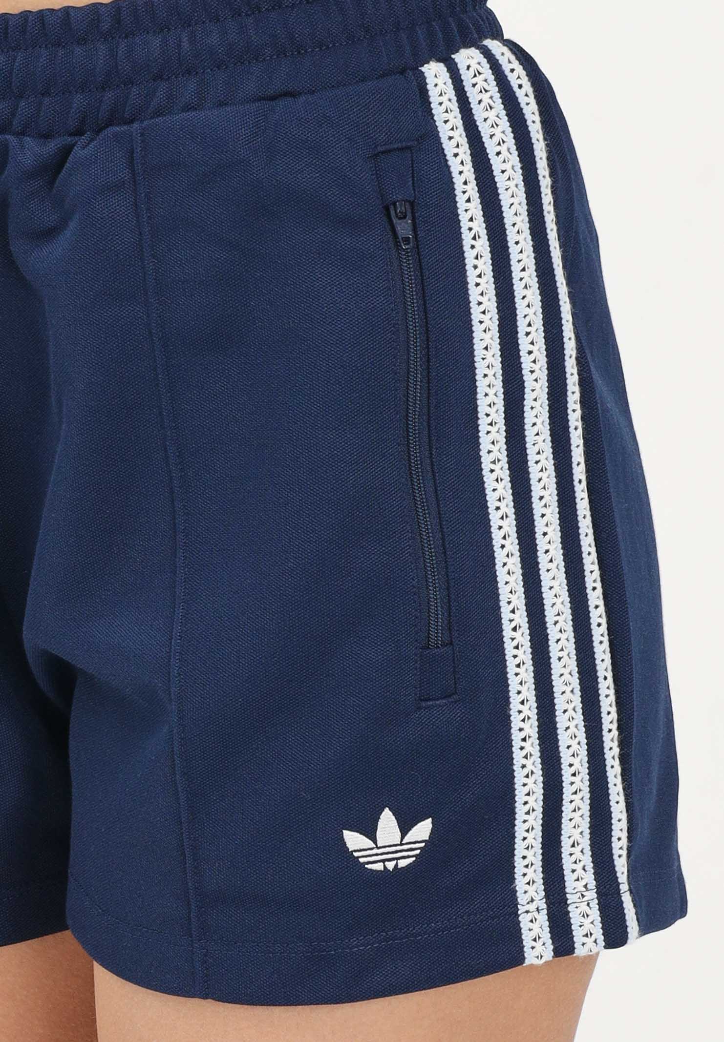 ADIDAS ORIGINALS Shorts sportivo SUMMER GLOW blu da donna KY3168 . ADIDAS ORIGINALS 
