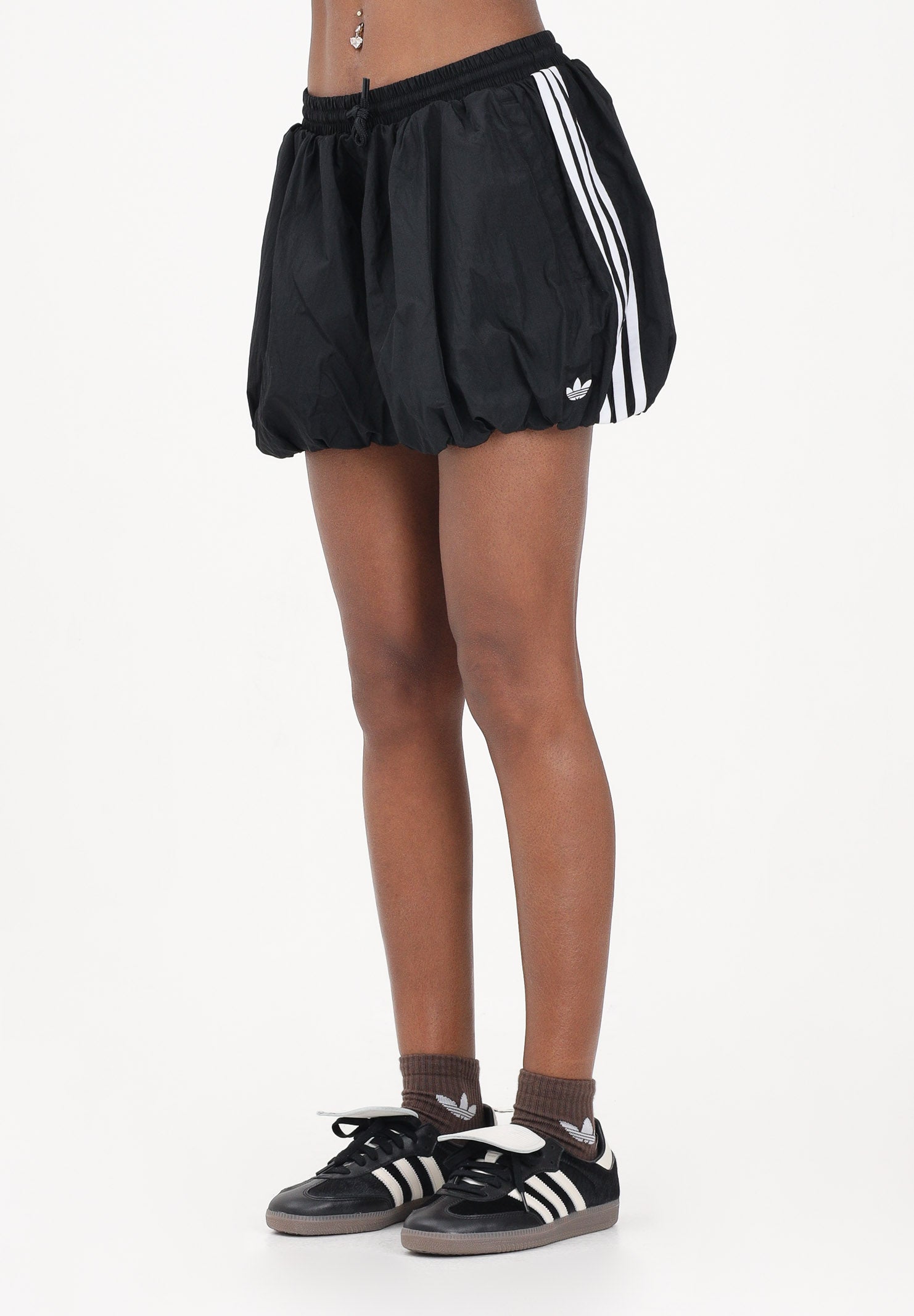ADIDAS ORIGINALS Shorts sportivo ADILENIUM 5.0 BALLOON nero da donna KY5067 . ADIDAS ORIGINALS 