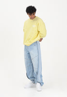 ADIDAS ORIGINALS Jeans ADILENIUM 5.0 BANANA OVERLAY in denim chiaro per uomo e donna KY5188 . ADIDAS ORIGINALS 