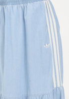 ADIDAS ORIGINALS Gonna lunga SUMMER GLOW in denim chiaro da donna KY8113 . ADIDAS ORIGINALS 