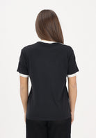 ADIDAS ORIGINALS T-shirt a manica corta SUMEMR GLOW ADVANCED THREE STRIPES nera da donna KY8127 . ADIDAS ORIGINALS 