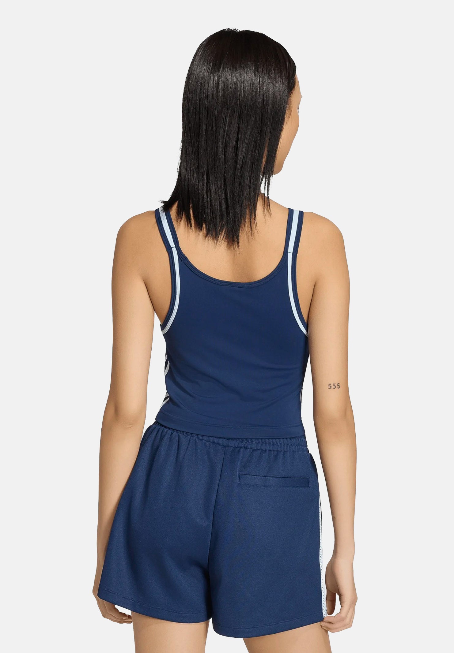 ADIDAS ORIGINALS Canotta SUMMER GLOW VINTAGE INSPIRED blu da donna KY8135 . ADIDAS ORIGINALS 