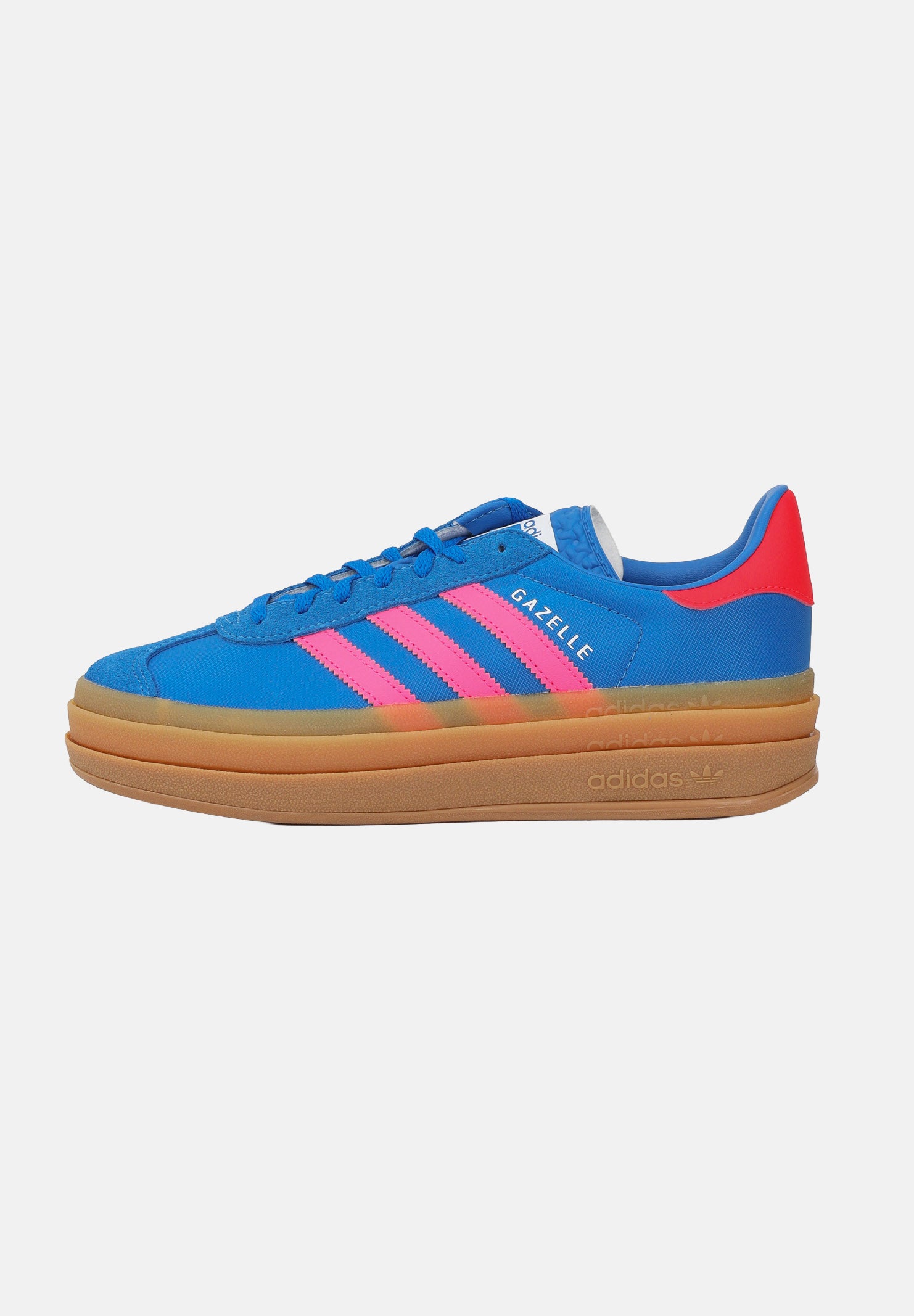 ADIDAS ORIGINALS Sneakers GAZELLE BOLD blu e corallo da donna IH6460 . ADIDAS ORIGINALS 