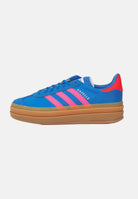 ADIDAS ORIGINALS Sneakers GAZELLE BOLD blu e corallo da donna IH6460 . ADIDAS ORIGINALS 
