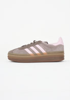 ADIDAS ORIGINALS Sneakers Gazelle marroni e rosa da donna JQ6436 . ADIDAS ORIGINALS 