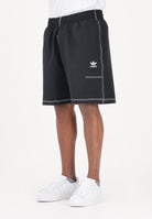 ADIDAS ORIGINALS Shorts sportivo ESSENTIALS nero da uomo KA8539 . ADIDAS ORIGINALS 