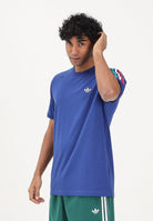 ADIDAS ORIGINALS T-shirt a manica corta Adicolor Sport blu da uomo KC8641 . ADIDAS ORIGINALS 