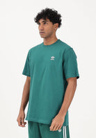 ADIDAS ORIGINALS T-shirt a manica corta Trefoil Essentials verde da uomo KD1323 . ADIDAS ORIGINALS 