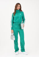 ADIDAS ORIGINALS Felpa con zip FIREBIRD CLASSIC verde da donna KD1333 . ADIDAS ORIGINALS 