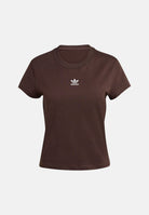 ADIDAS ORIGINALS T-shirt a manica corta Essentials marrone da donna KD1354 . ADIDAS ORIGINALS 