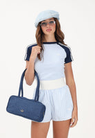 ADIDAS ORIGINALS T-shirt a manica corta SST celeste da donna KD3801 . ADIDAS ORIGINALS 