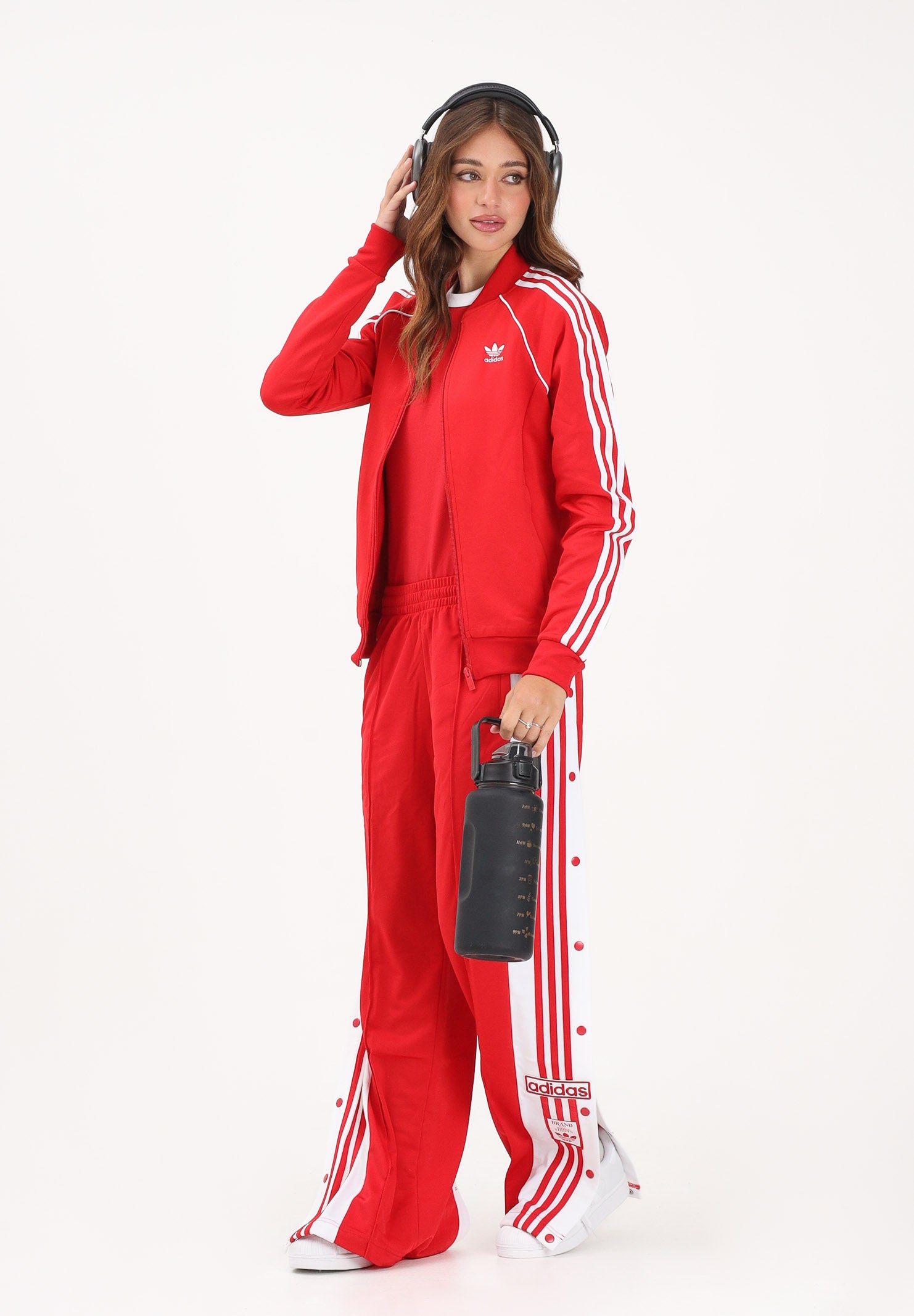 ADIDAS ORIGINALS Pantalone sportivo ADIBREAK rosso da donna KD6324 . ADIDAS ORIGINALS 