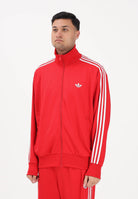 ADIDAS ORIGINALS Felpa con zip Firebird Adicolor Mesh rossa da uomo KE0788 . ADIDAS ORIGINALS 