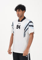 ADIDAS ORIGINALS T-shirt a manica corta Santiago AOP bianca da uomo KE2154 . ADIDAS ORIGINALS 